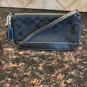 Coach Midnight Blue Wristlet